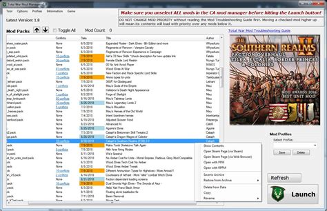 Mod making/Pack file manager help :: Total War: NAPOLEON.